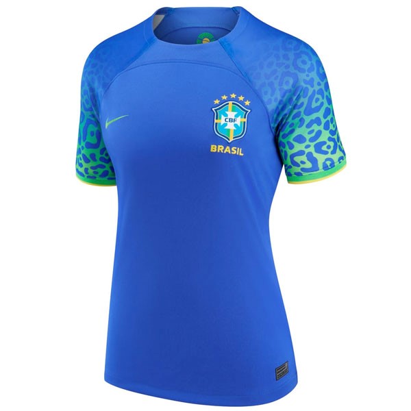 Camiseta Brasil Segunda Mujer 2022-2023